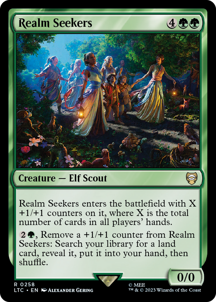 Realm Seekers [The Lord of the Rings: Tales of Middle-Earth Commander] | Card Merchant Takapuna