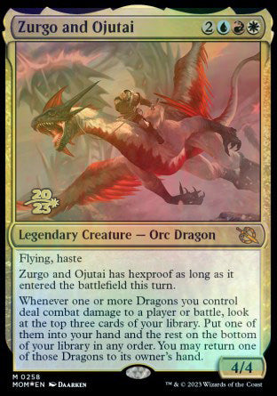 Zurgo and Ojutai [March of the Machine Prerelease Promos] | Card Merchant Takapuna