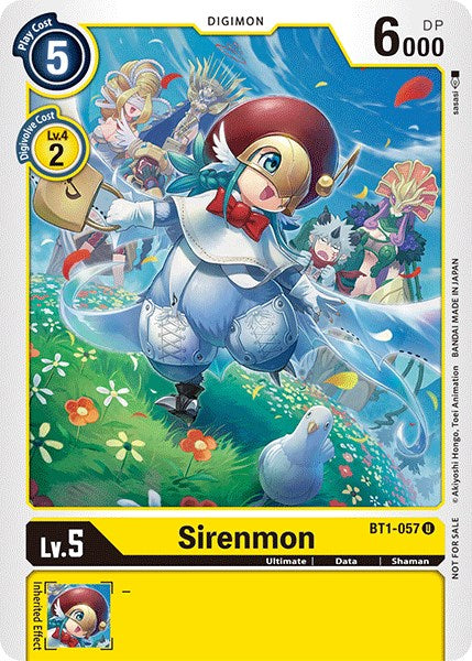 Sirenmon [BT1-057] (Winner Pack Double Diamond) [Release Special Booster Promos] | Card Merchant Takapuna