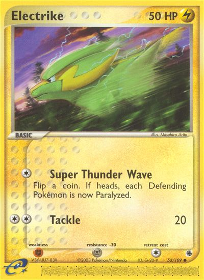 Electrike (53/109) [EX: Ruby & Sapphire] | Card Merchant Takapuna