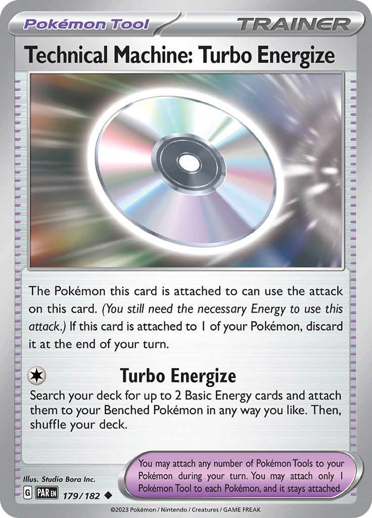 Technical Machine: Turbo Energize (179/182) [Scarlet & Violet: Paradox Rift] | Card Merchant Takapuna