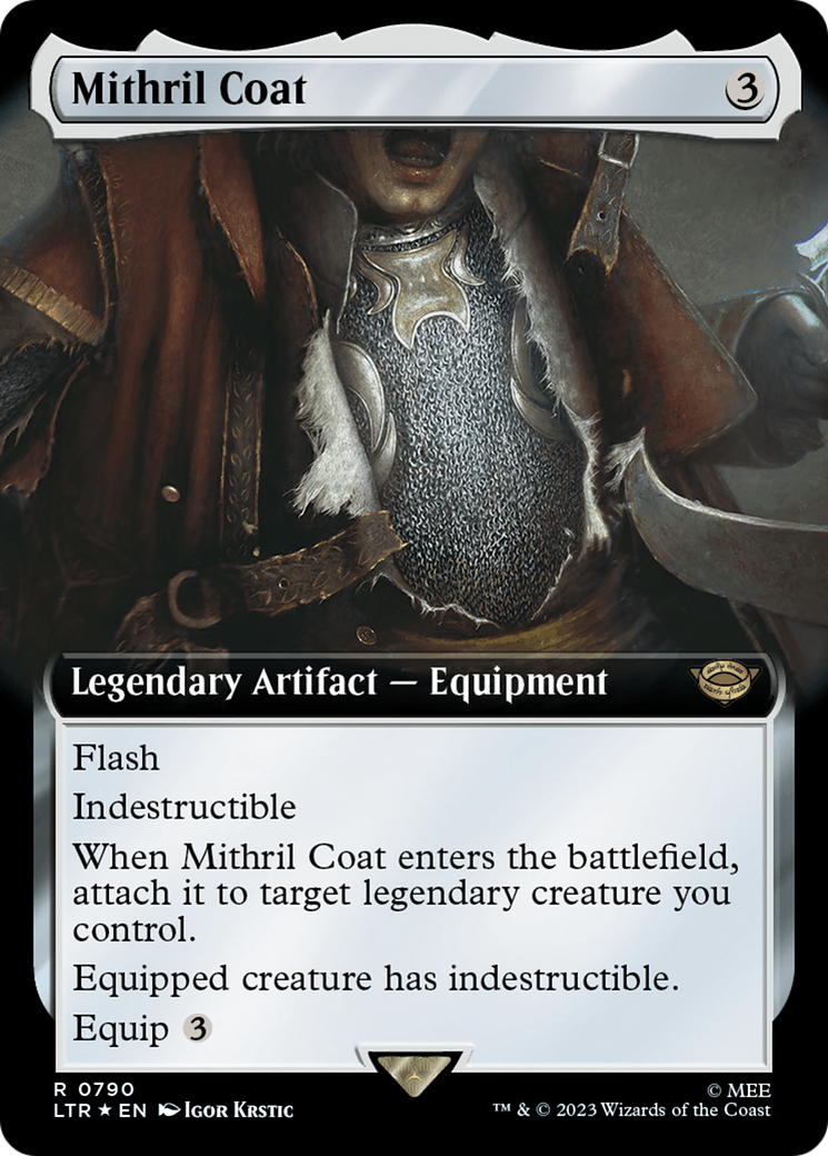 Mithril Coat (Extended Art) (Surge Foil) [The Lord of the Rings: Tales of Middle-Earth] | Card Merchant Takapuna