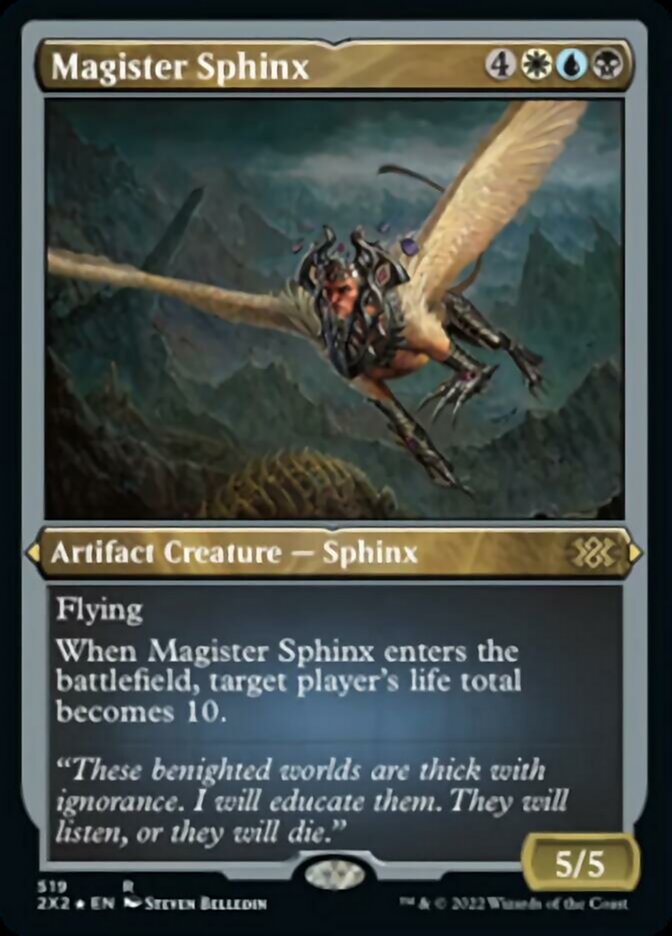 Magister Sphinx (Foil Etched) [Double Masters 2022] | Card Merchant Takapuna