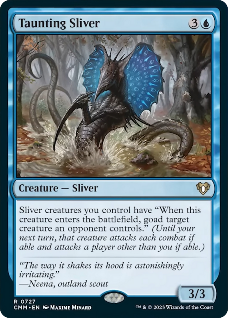 Taunting Sliver [Commander Masters] | Card Merchant Takapuna