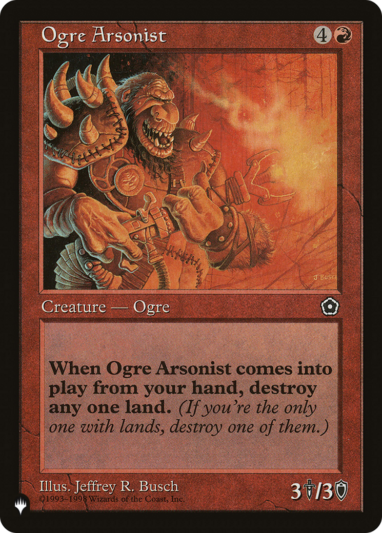 Ogre Arsonist [The List] | Card Merchant Takapuna