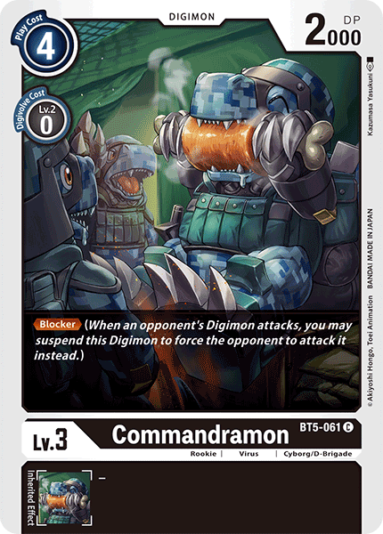 Commandramon [BT5-061] [Battle of Omni] | Card Merchant Takapuna