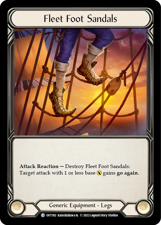 Fleet Foot Sandals [OUT182] (Outsiders) | Card Merchant Takapuna