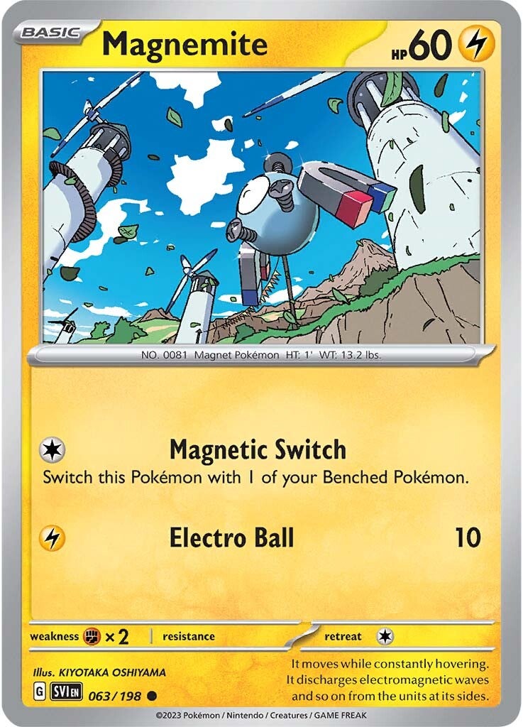 Magnemite (063/198) [Scarlet & Violet: Base Set] | Card Merchant Takapuna