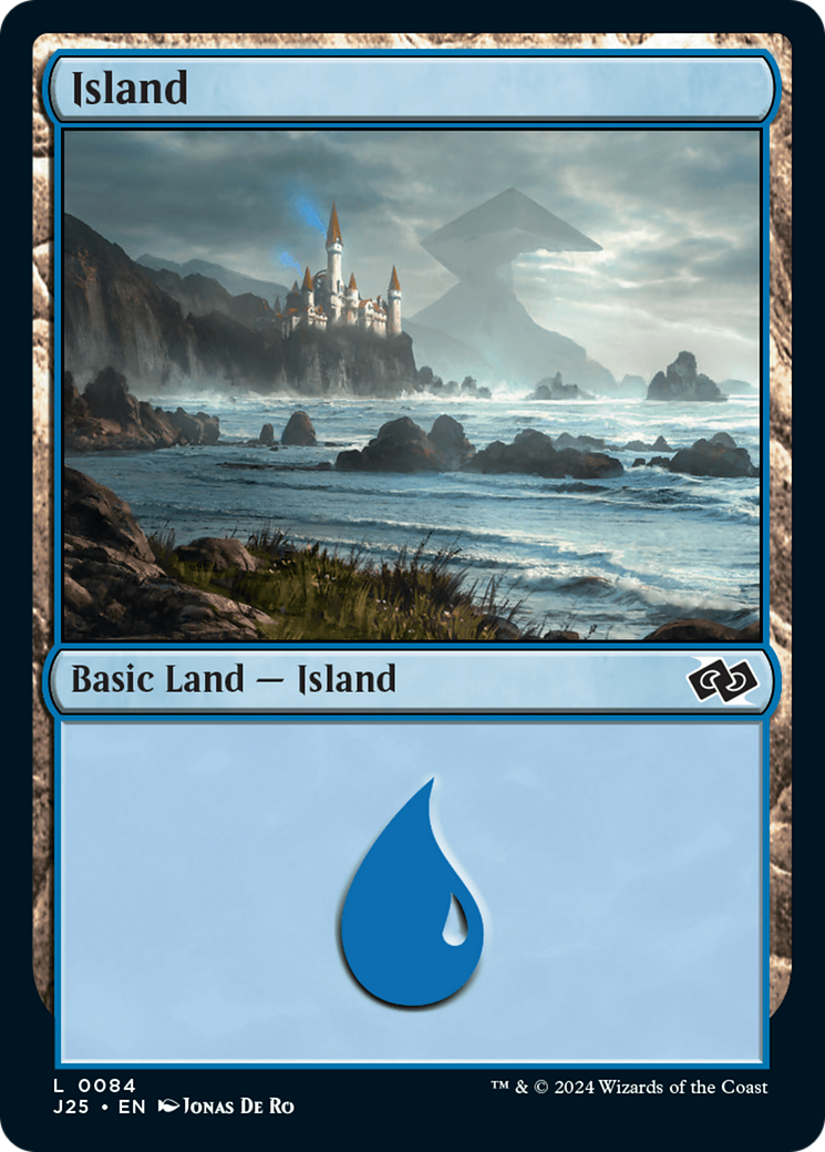 Island (84) [Foundations Jumpstart] | Card Merchant Takapuna