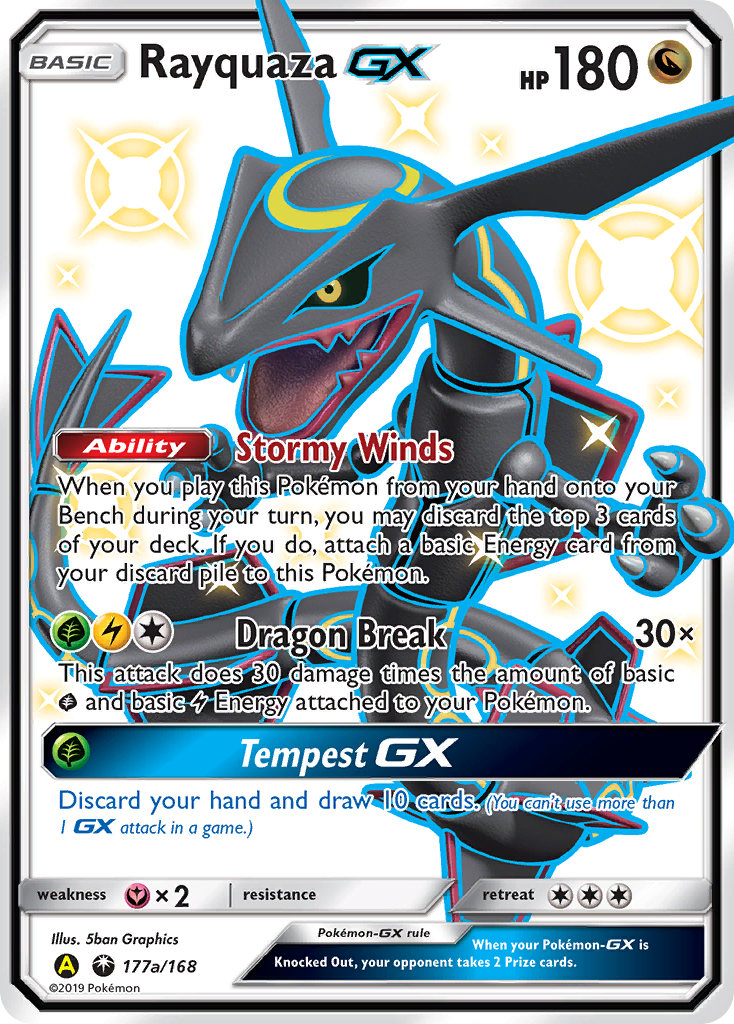 Rayquaza GX (177a/168) [Alternate Art Promos] | Card Merchant Takapuna