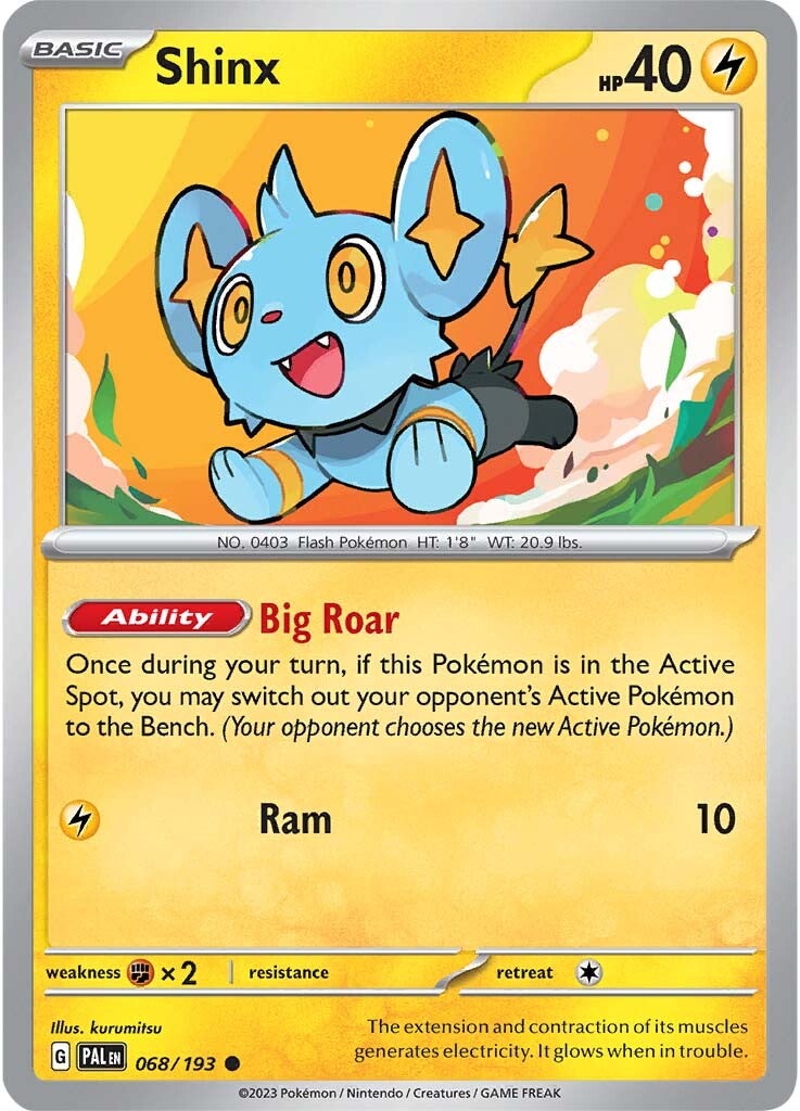 Shinx (068/193) [Scarlet & Violet: Paldea Evolved] | Card Merchant Takapuna