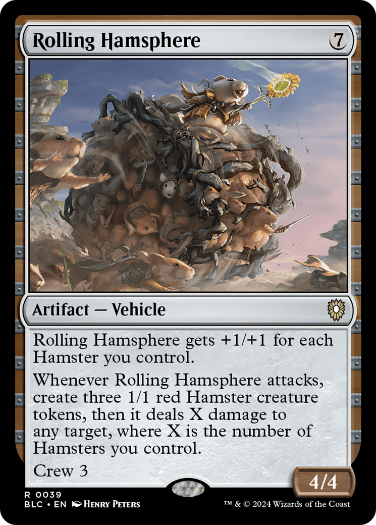 Rolling Hamsphere [Bloomburrow Commander] | Card Merchant Takapuna