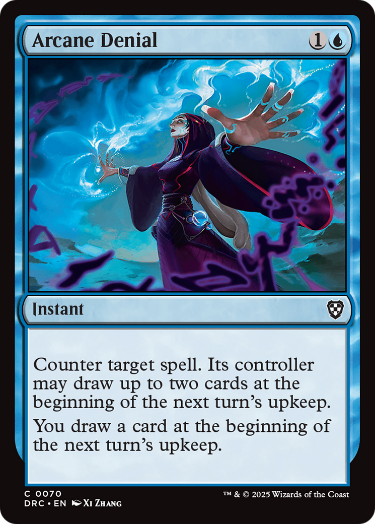 Arcane Denial [Aetherdrift Commander] | Card Merchant Takapuna