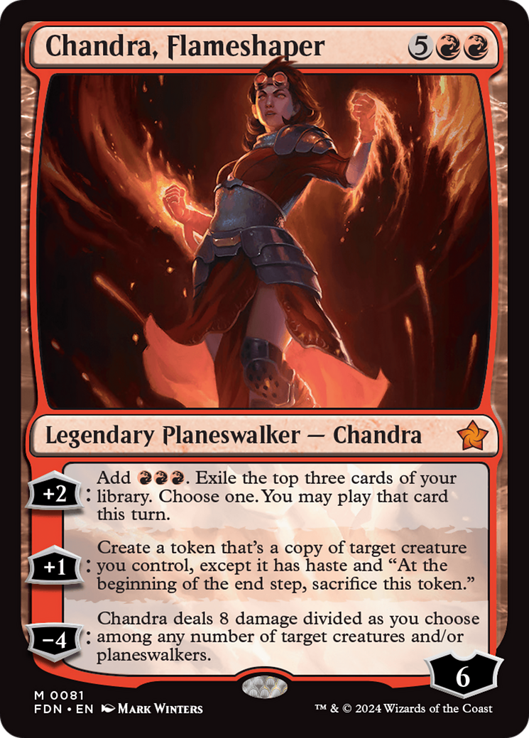 Chandra, Flameshaper [Foundations] | Card Merchant Takapuna