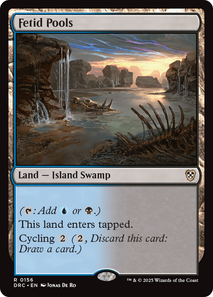 Fetid Pools [Aetherdrift Commander] | Card Merchant Takapuna