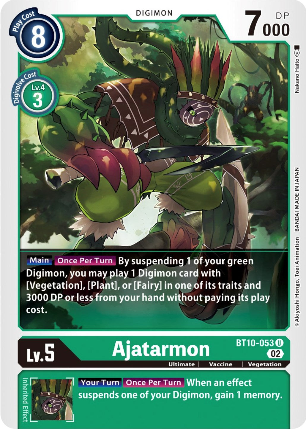 Ajatarmon [BT10-053] [Xros Encounter] | Card Merchant Takapuna