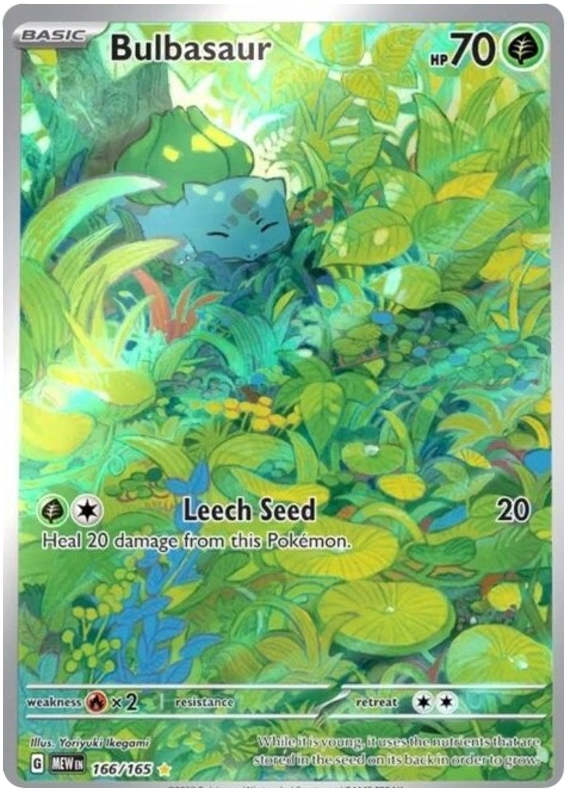 Bulbasaur (166/165) [Scarlet & Violet: 151] | Card Merchant Takapuna