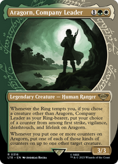 Aragorn, Company Leader (Showcase Ring Frame) [The Lord of the Rings: Tales of Middle-Earth] | Card Merchant Takapuna