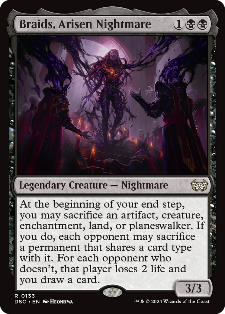 Braids, Arisen Nightmare [Duskmourn: House of Horror Commander] | Card Merchant Takapuna