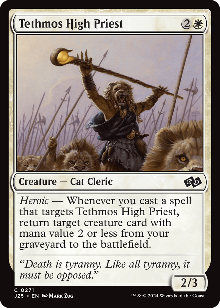 Tethmos High Priest [Foundations Jumpstart] | Card Merchant Takapuna