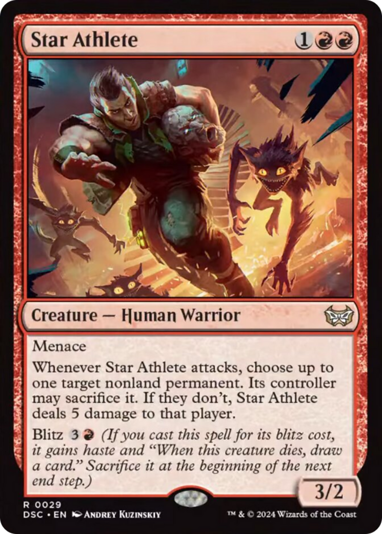 Star Athlete [Duskmourn: House of Horror Commander] | Card Merchant Takapuna