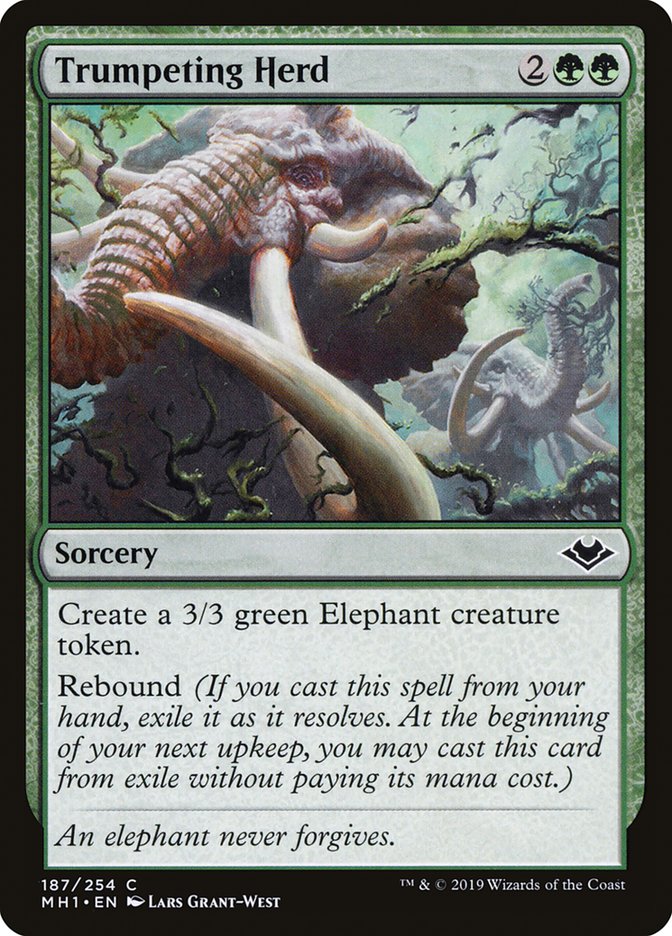 Trumpeting Herd [Modern Horizons] | Card Merchant Takapuna