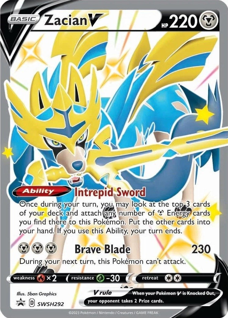 Zacian V (SWSH292) [Sword & Shield: Black Star Promos] | Card Merchant Takapuna