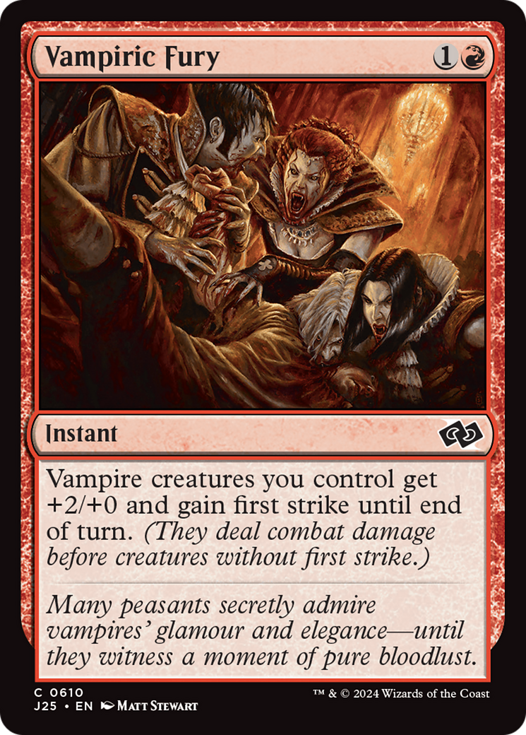 Vampiric Fury [Foundations Jumpstart] | Card Merchant Takapuna