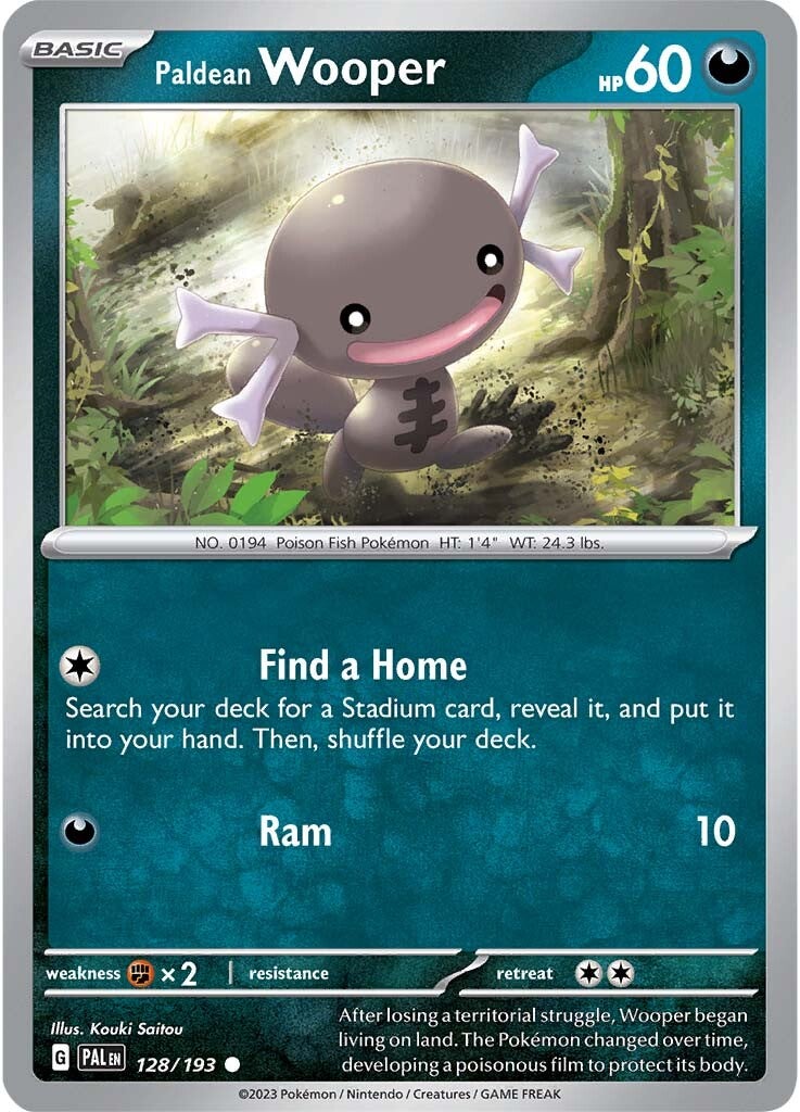 Paldean Wooper (128/193) [Scarlet & Violet: Paldea Evolved] | Card Merchant Takapuna