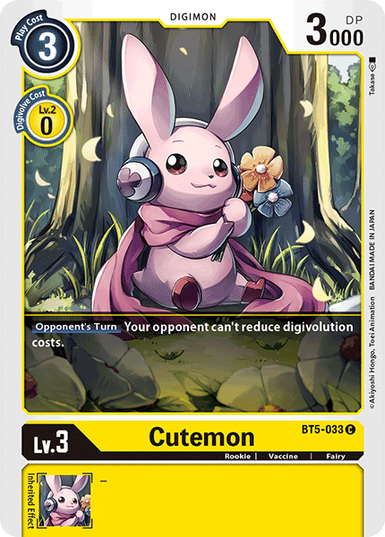 Cutemon [BT5-033] [Battle of Omni] | Card Merchant Takapuna