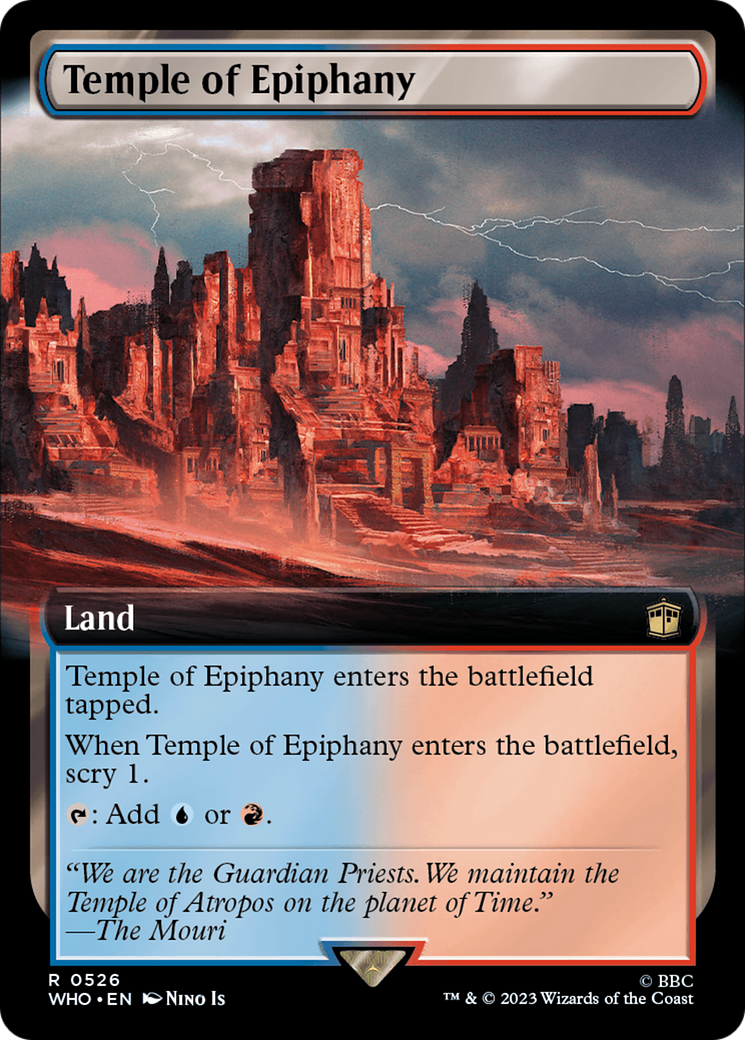 Temple of Epiphany (Extended Art) [Doctor Who] | Card Merchant Takapuna