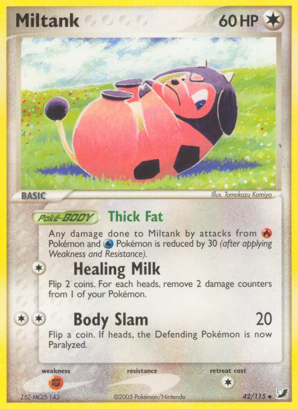 Miltank (42/115) [EX: Unseen Forces] | Card Merchant Takapuna