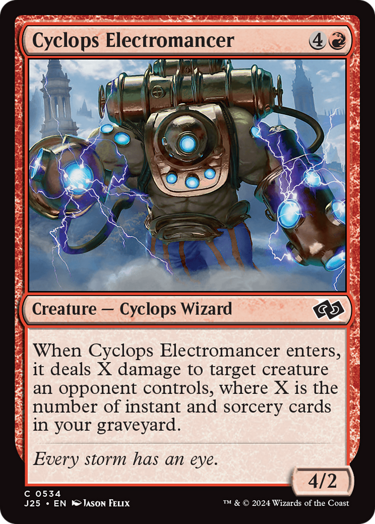 Cyclops Electromancer [Foundations Jumpstart] | Card Merchant Takapuna