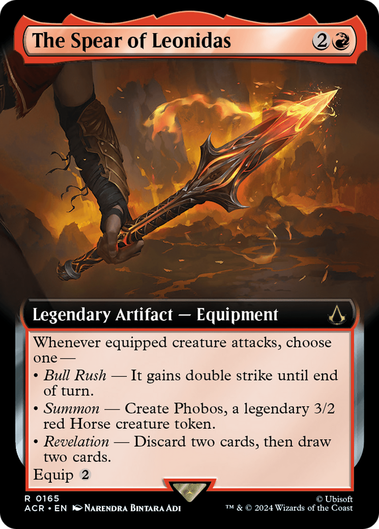 The Spear of Leonidas (Extended Art) [Assassin's Creed] | Card Merchant Takapuna