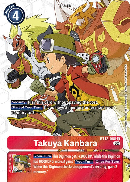 Takuya Kanbara [BT12-088] (Alternate Art) [Across Time] | Card Merchant Takapuna