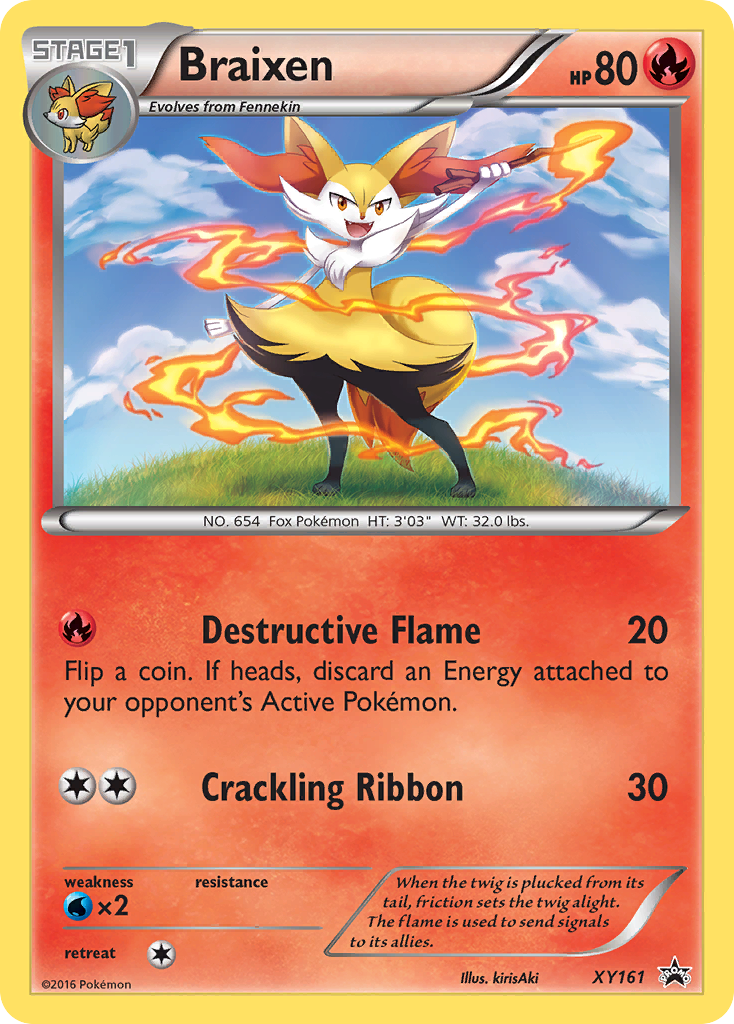 Braixen (XY161) [XY: Black Star Promos] | Card Merchant Takapuna