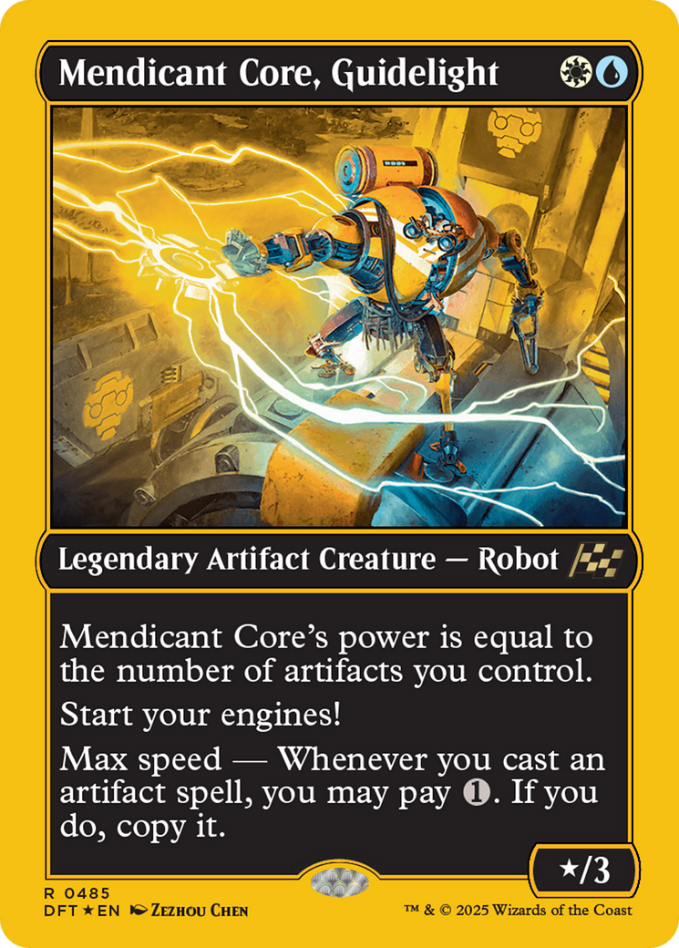 Mendicant Core, Guidelight (First-Place Foil) [Aetherdrift] | Card Merchant Takapuna