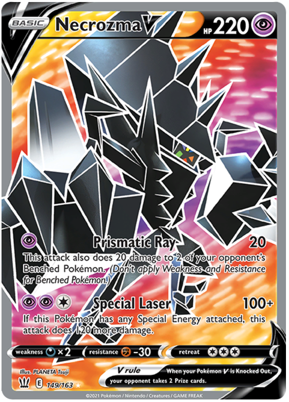 Necrozma V (149/163) [Sword & Shield: Battle Styles] | Card Merchant Takapuna