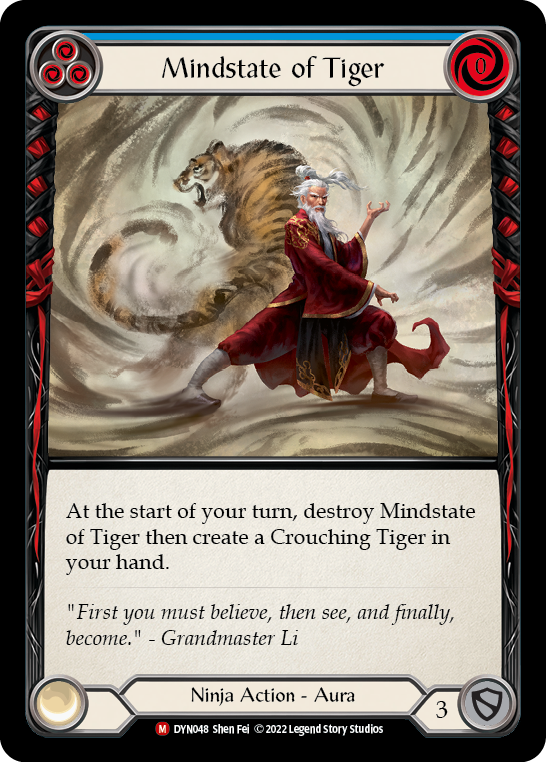 Mindstate of Tiger [DYN048] (Dynasty)  Rainbow Foil | Card Merchant Takapuna