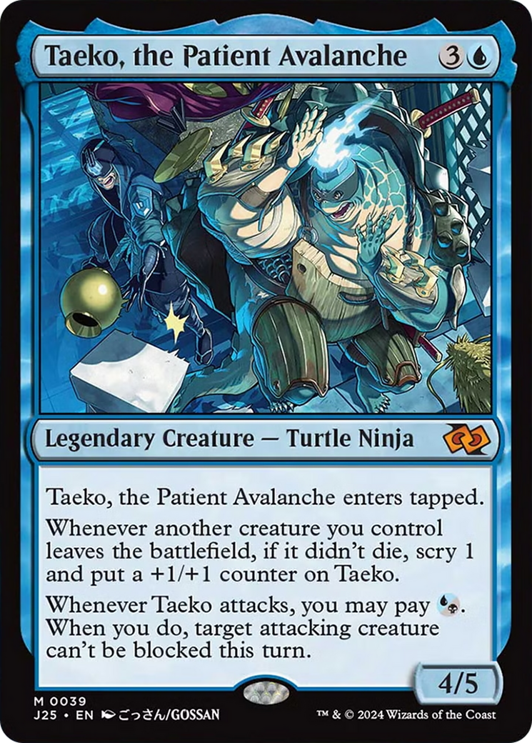 Taeko, the Patient Avalanche (Anime) [Foundations Jumpstart] | Card Merchant Takapuna