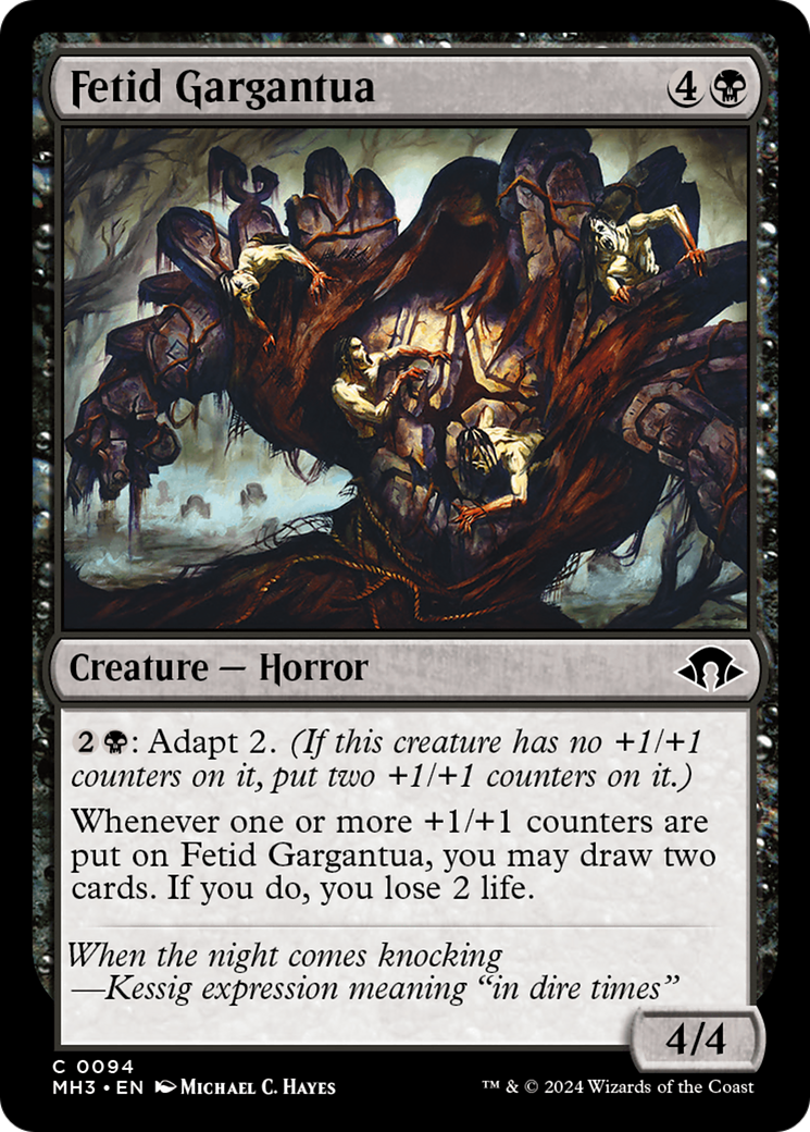 Fetid Gargantua [Modern Horizons 3] | Card Merchant Takapuna