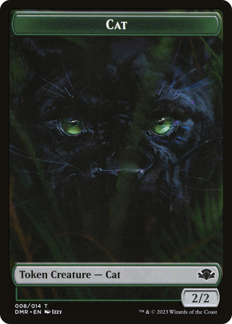 Cat Token (008) [Dominaria Remastered Tokens] | Card Merchant Takapuna