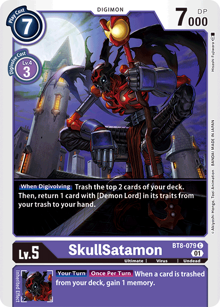 SkullSatamon [BT8-079] [New Awakening] | Card Merchant Takapuna