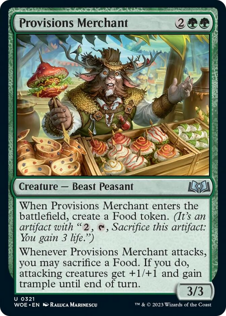 Provisions Merchant [Wilds of Eldraine] | Card Merchant Takapuna