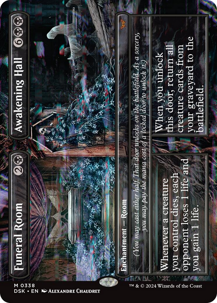 Funeral Room // Awakening Hall (Borderless) [Duskmourn: House of Horror] | Card Merchant Takapuna