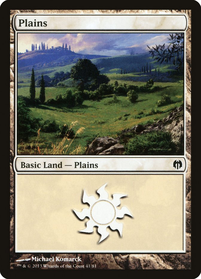 Plains (41) [Duel Decks: Heroes vs. Monsters] | Card Merchant Takapuna