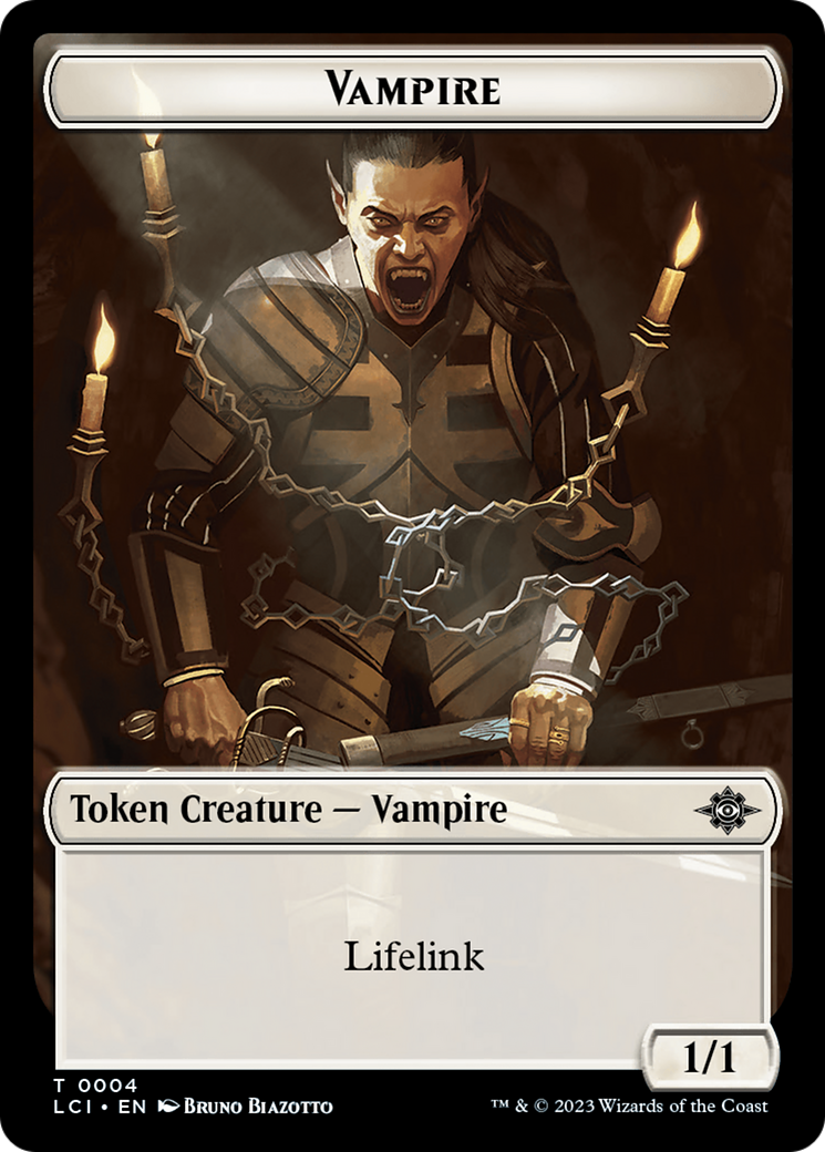 Vampire // Skeleton Pirate Double-Sided Token [The Lost Caverns of Ixalan Tokens] | Card Merchant Takapuna