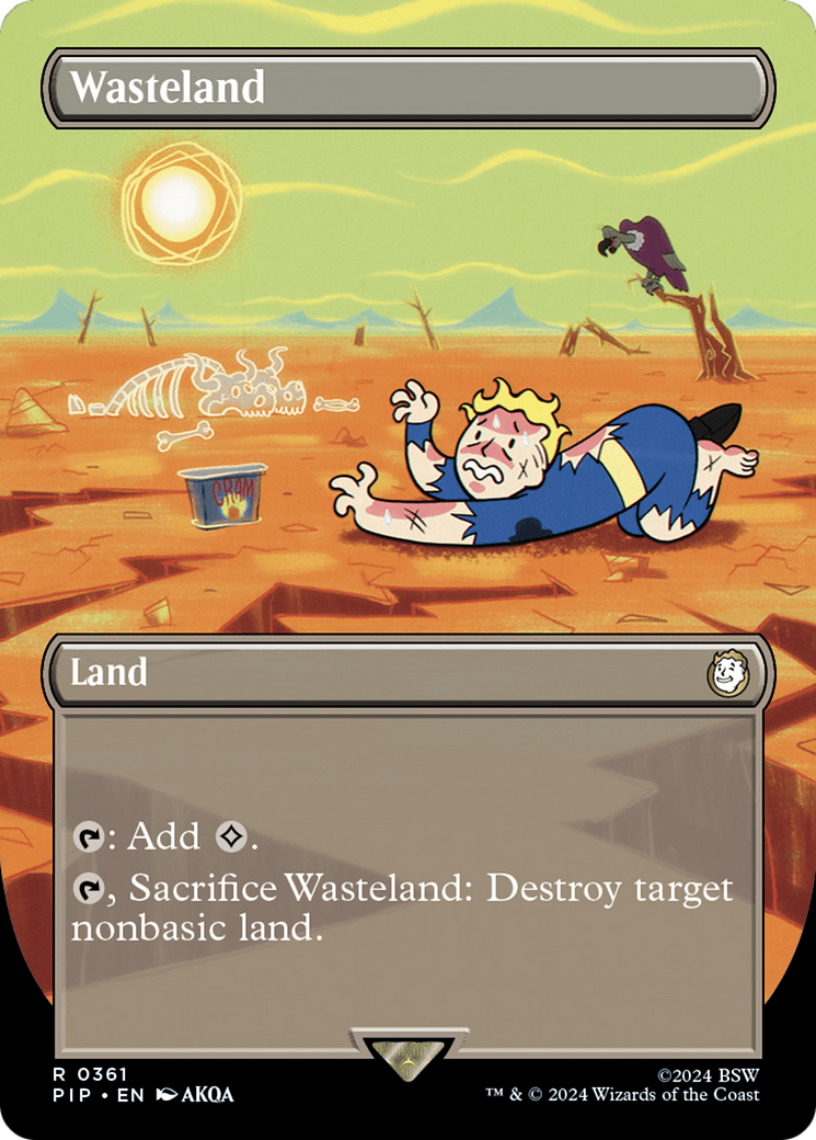 Wasteland (Borderless) [Fallout] | Card Merchant Takapuna