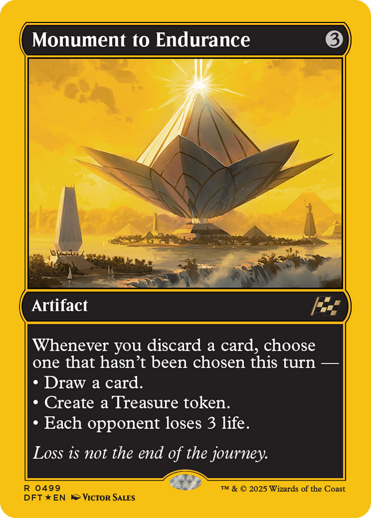 Monument to Endurance (First-Place Foil) [Aetherdrift] | Card Merchant Takapuna