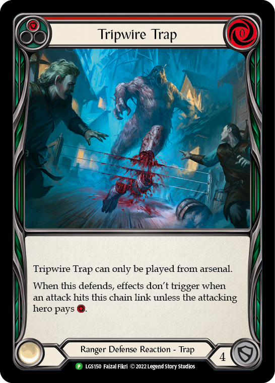 Tripwire Trap (Red) [LGS150] (Promo)  Rainbow Foil | Card Merchant Takapuna